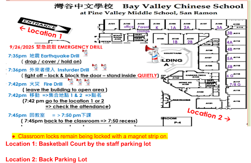 Fire Drill Map