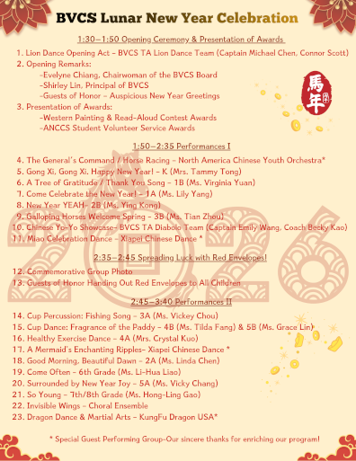 Lunar New Year Celebration Program